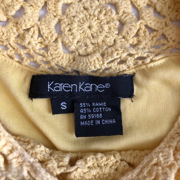 Beautiful yellow crochet top 🌼 - Picture 4 of 6